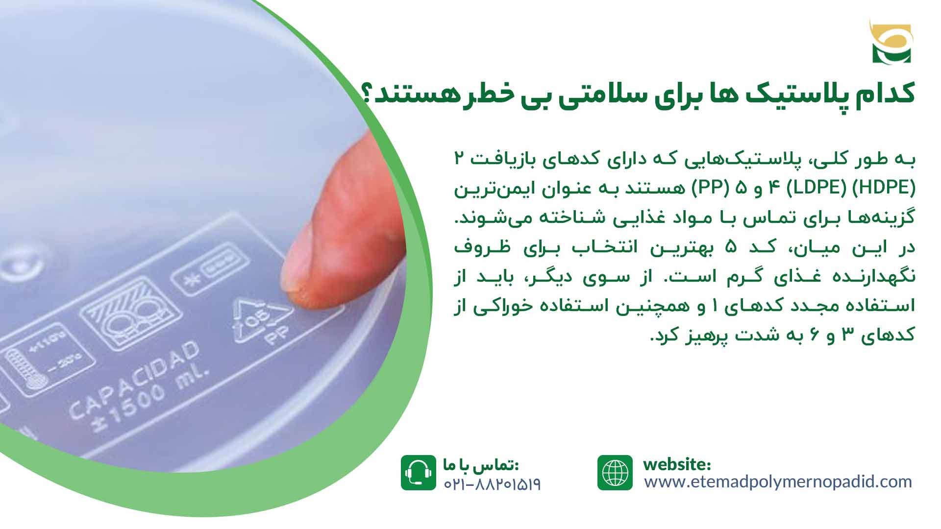 معنی علامت های روی پلاستیک ها برای سلامت و نگهداری غذا